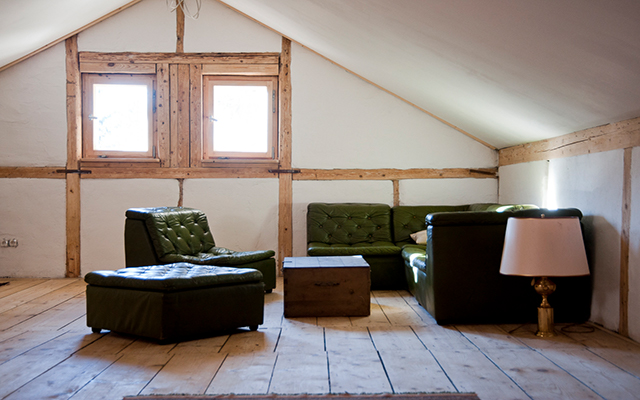 Heuboden — Lounge-Bereich